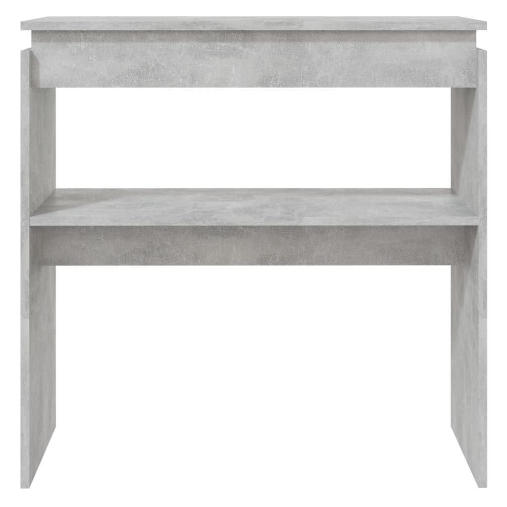 vidaXL Console Table Concrete Grey 80x30x80 cm Engineered Wood