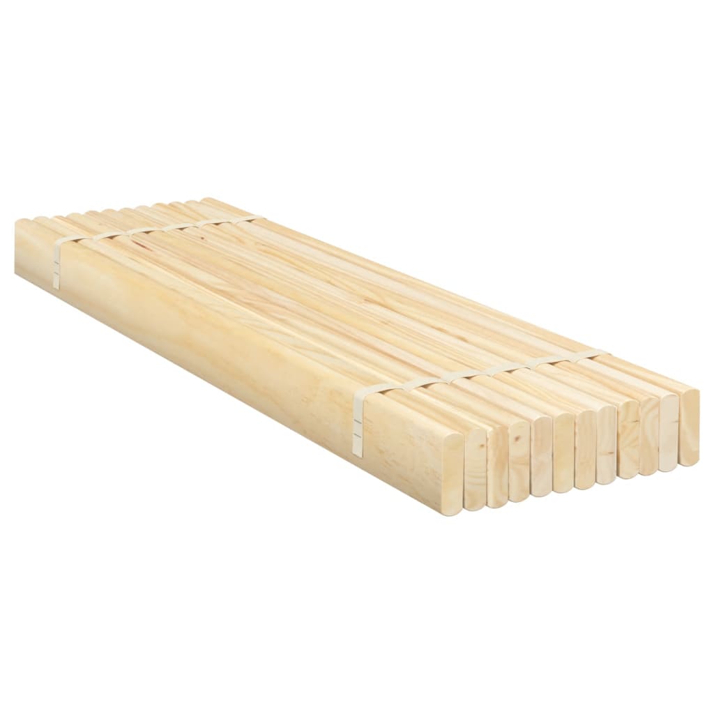 vidaXL Bed Slats 70x200 cm Solid Wood Pine