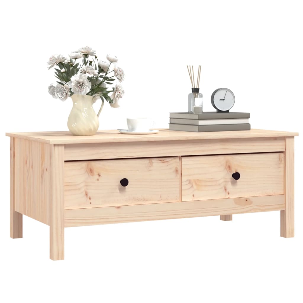 vidaXL Coffee Table 100x50x40 cm Solid Wood Pine