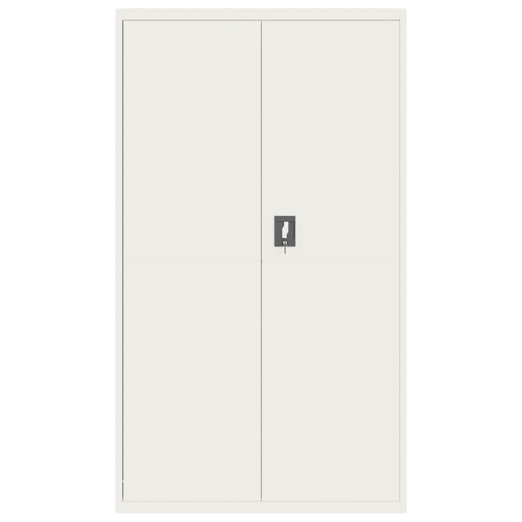 vidaXL File Cabinet White 105x40x180 cm Steel