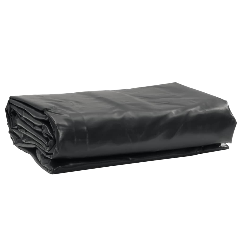 vidaXL Tarpaulin Black 5x8 m 650 g/m²