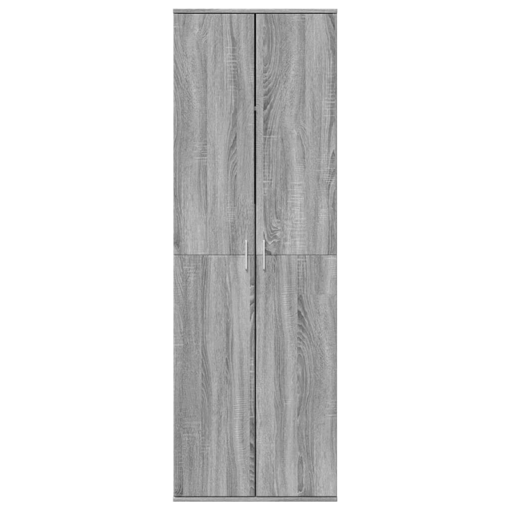 vidaXL Highboard Grey Sonoma 60x35x180 cm Engineered Wood