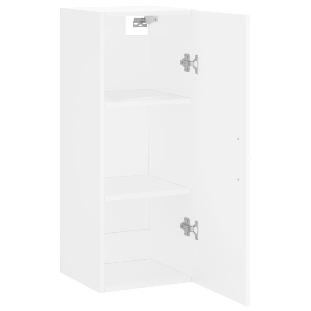 vidaXL Wall Mounted Cabinet White 34.5x34x90 cm Engineered Wood