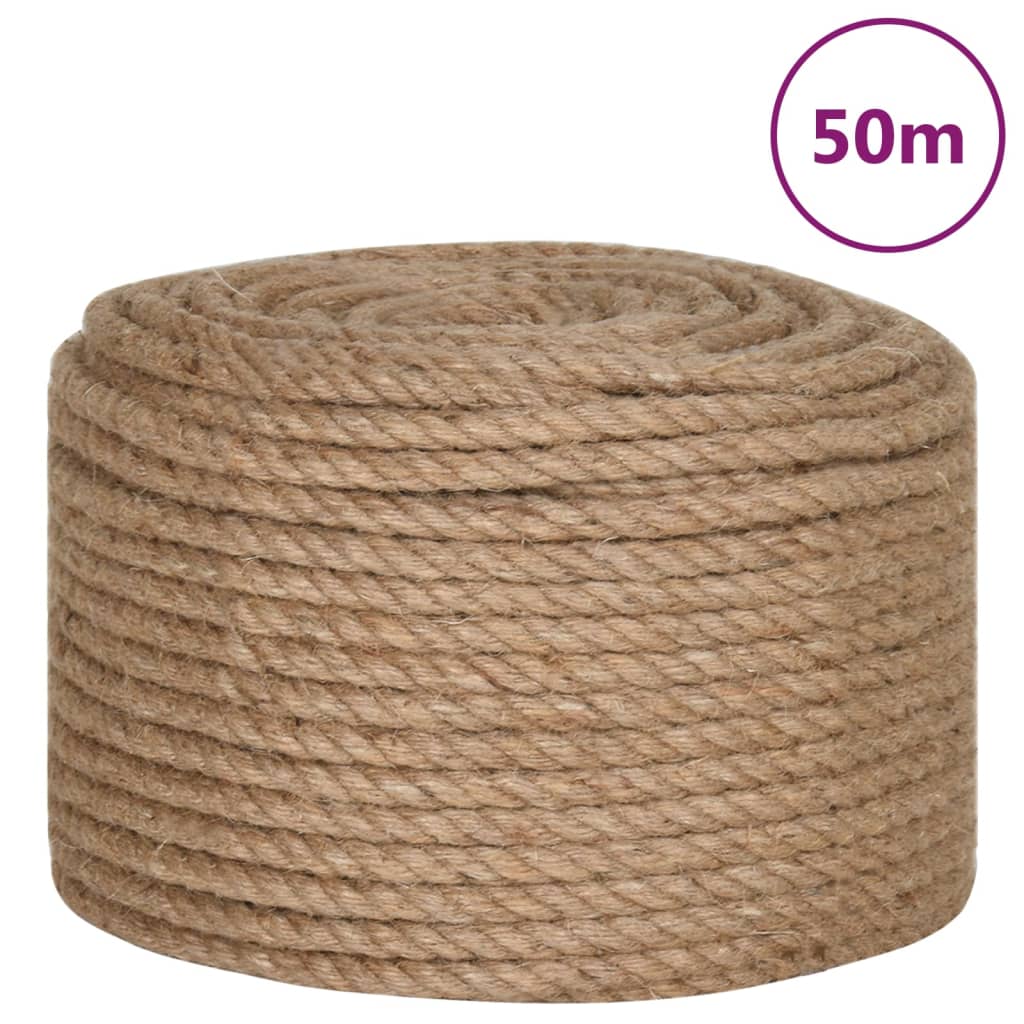 Hemp Rope, 10 Mm Thick Jute Cord, 10 M Natural Jute Rope, Garden