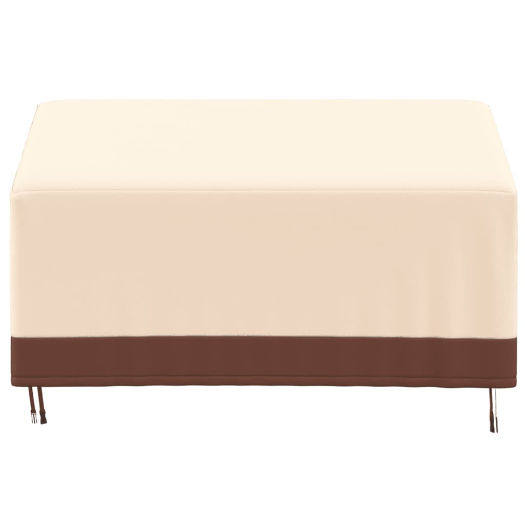 vidaXL 3-Seater Bench Cover Beige 159x84x56/81 cm 600D Oxford