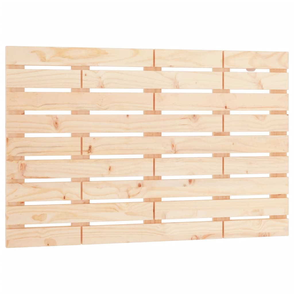 vidaXL Wall Headboard 106x3x63 cm Solid Wood Pine