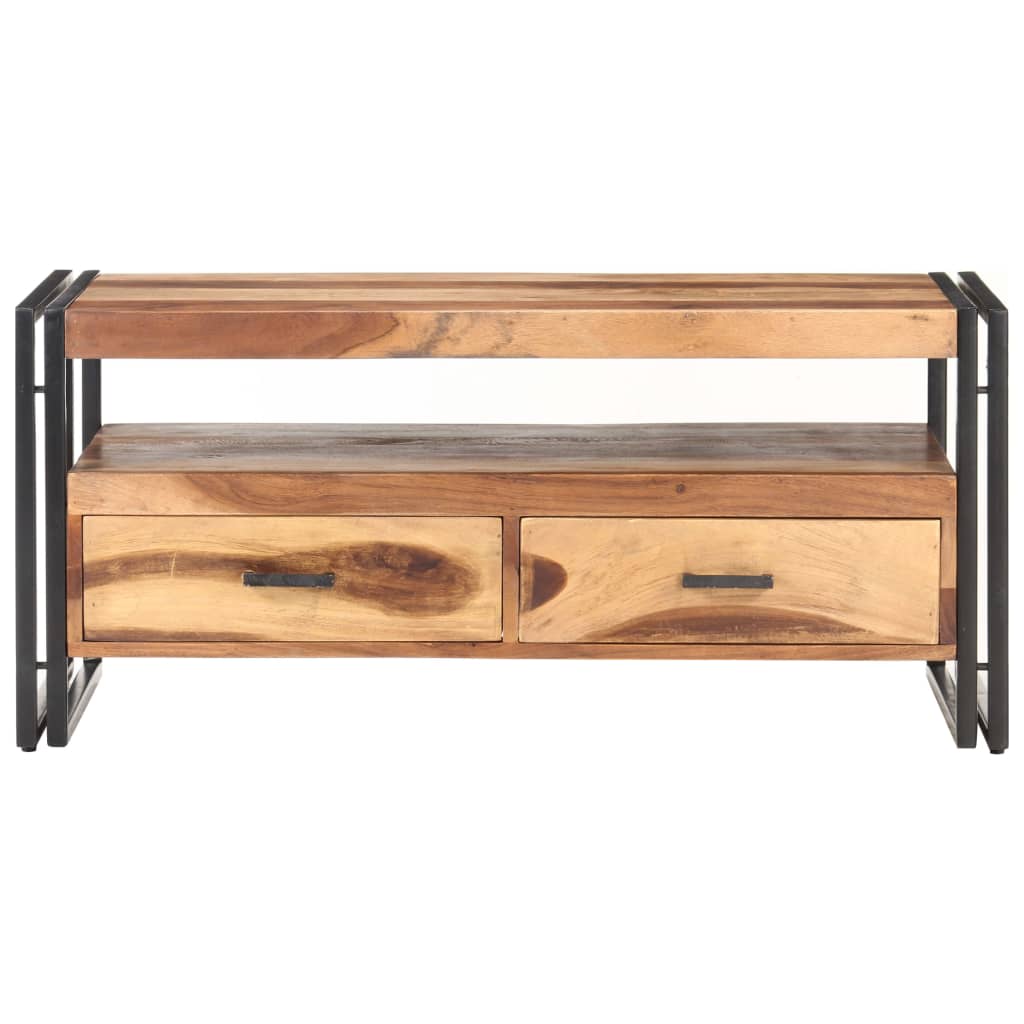 vidaXL Coffee Table 100x55x45cm Solid Acacia Wood