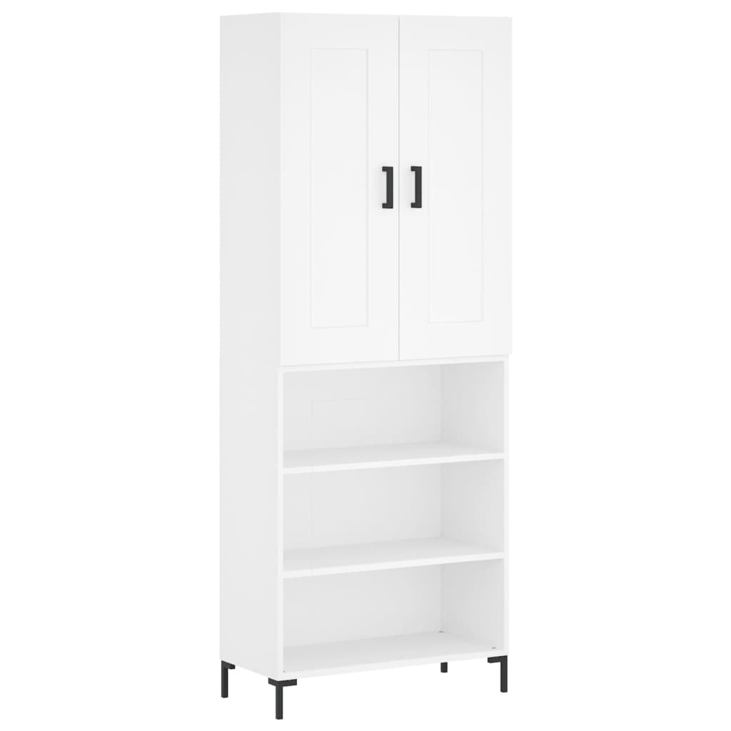 vidaXL Highboard White 69.5x34x180 cm Engineered Wood