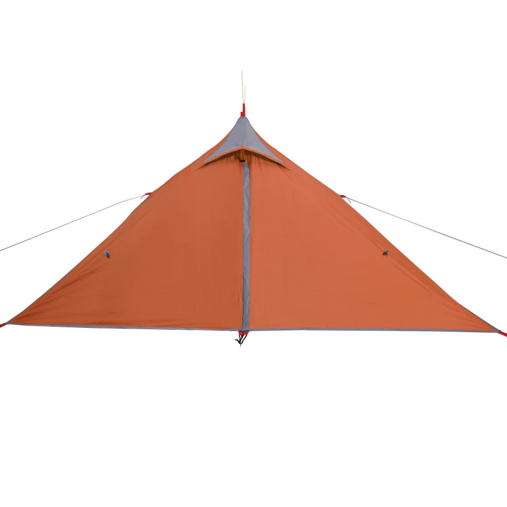 vidaXL Camping Tent Tipi 1-Person Orange Waterproof