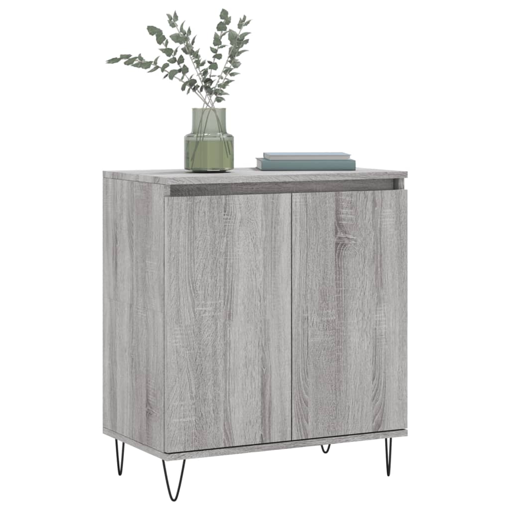 vidaXL Sideboard Grey Sonoma 60x35x70 cm Engineered Wood