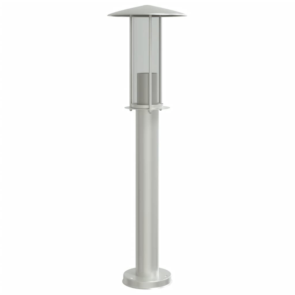 vidaXL Outdoor Floor Lamps 3pcs Silver 60 cm Stainless Steel