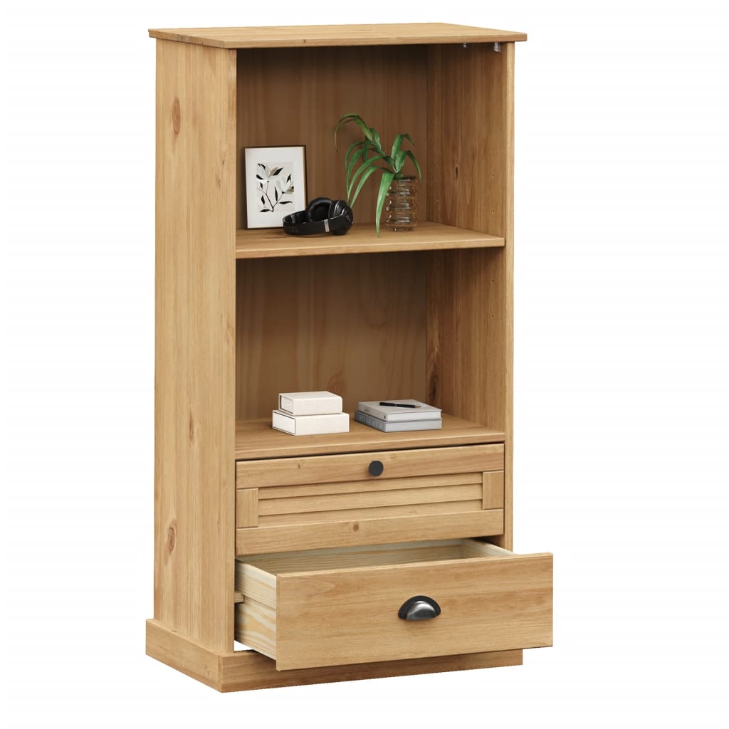 vidaXL Bookcase VIGO 60x35x114.5 cm Solid Wood Pine