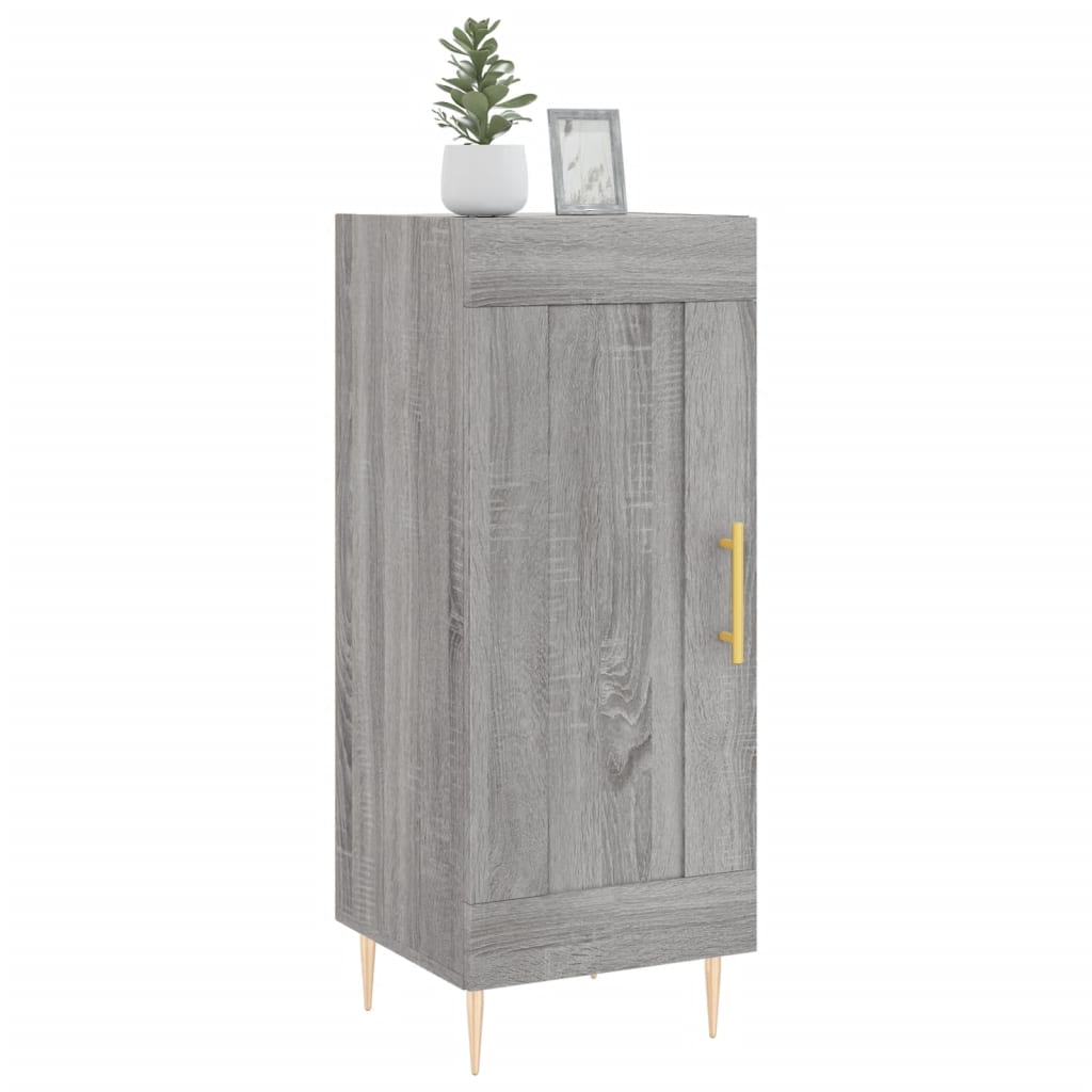 vidaXL Sideboard Grey Sonoma 34.5x34x90 cm Engineered Wood