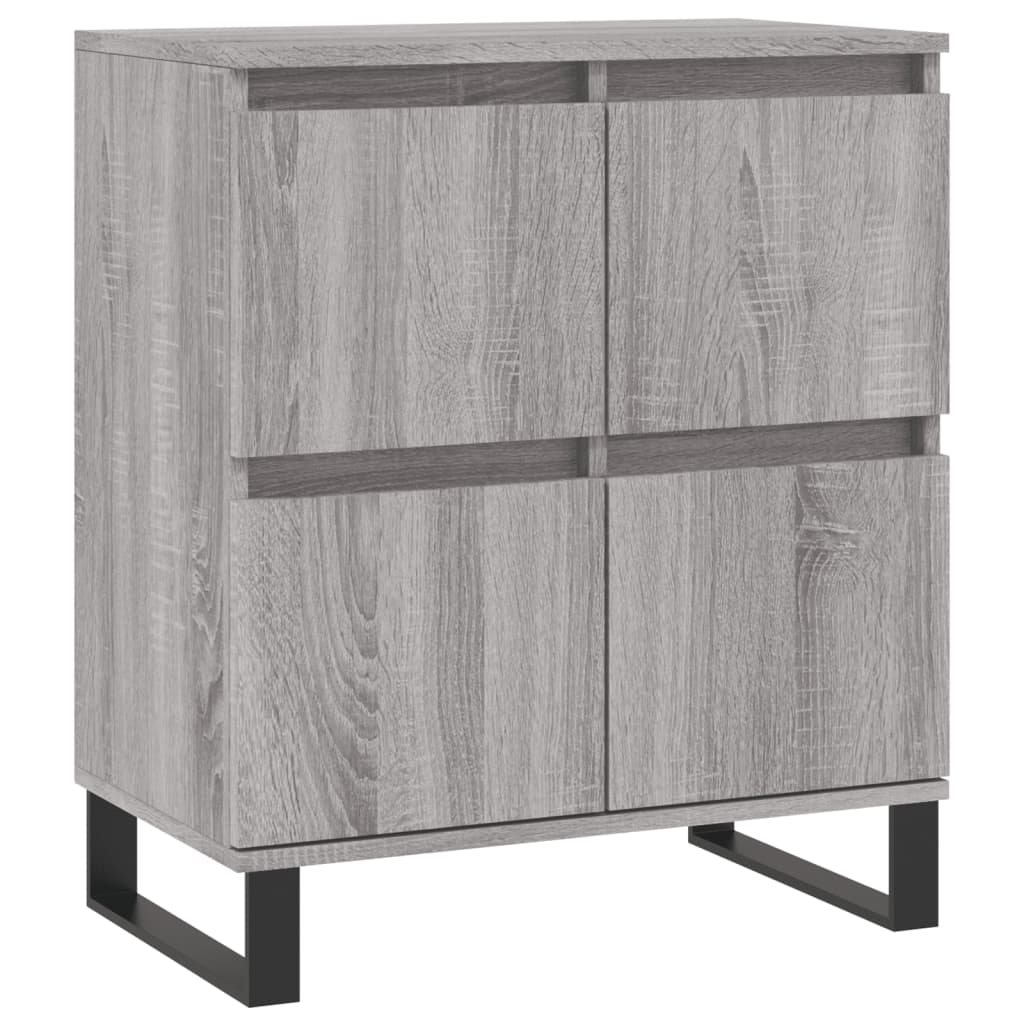 vidaXL Sideboards 3 pcs Grey Sonoma Engineered Wood