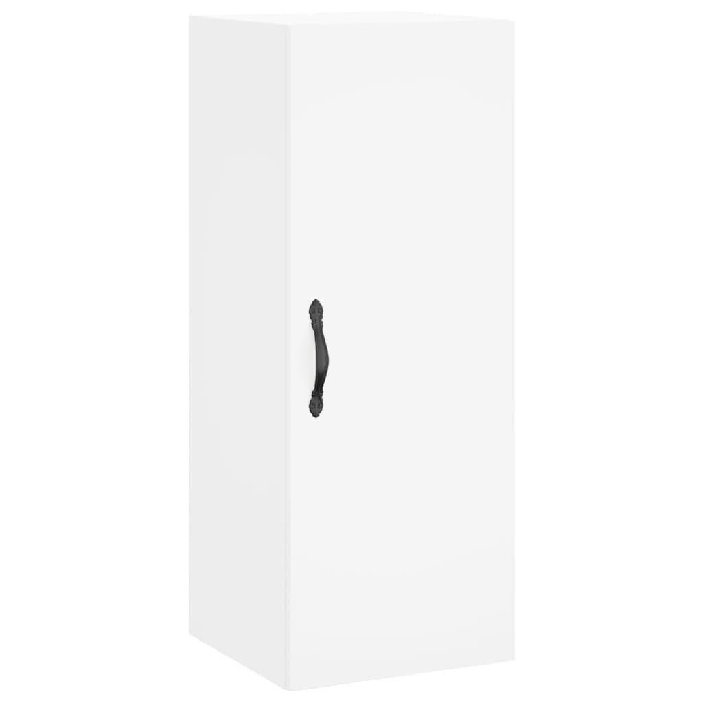 vidaXL Wall Mounted Cabinet White 34.5x34x90 cm Engineered Wood