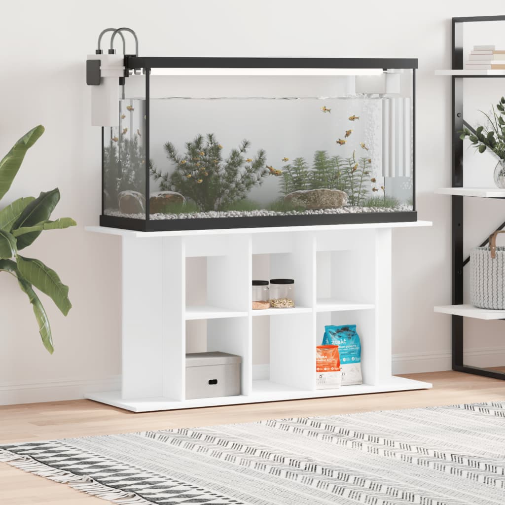 vidaXL Aquarium Stand White 120x40x60 cm Engineered Wood