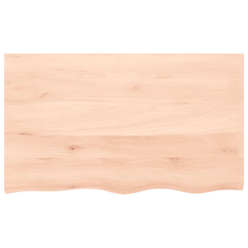 vidaXL Bathroom Countertop 100x60x2 cm Untreated Solid Wood