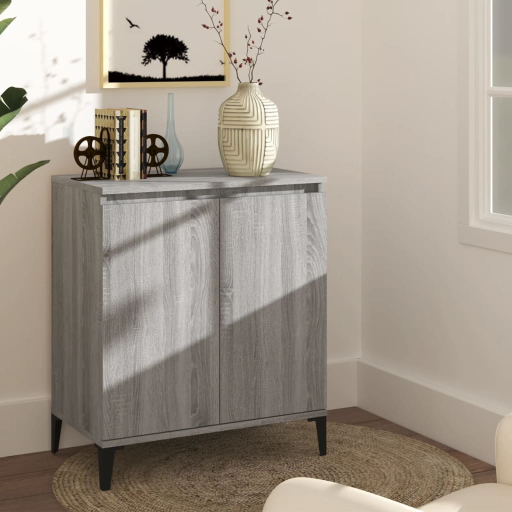 vidaXL Sideboard Grey Sonoma 60x35x70 cm Engineered Wood