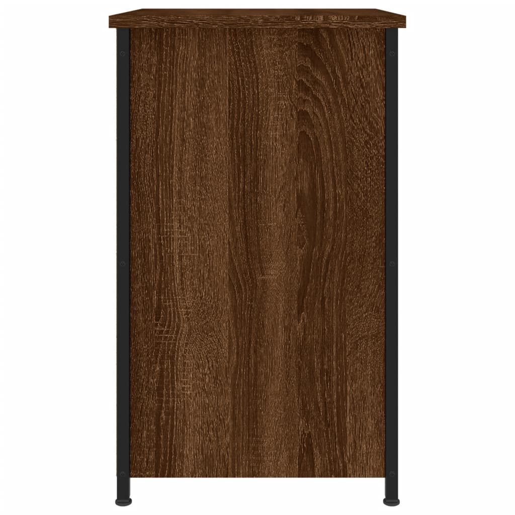 vidaXL Bedside Cabinets 2 pcs Brown Oak 40x36x60 cm Engineered Wood