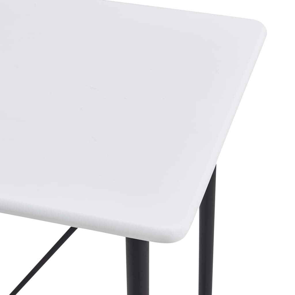 vidaXL Bar Table White 120x60x110 cm MDF