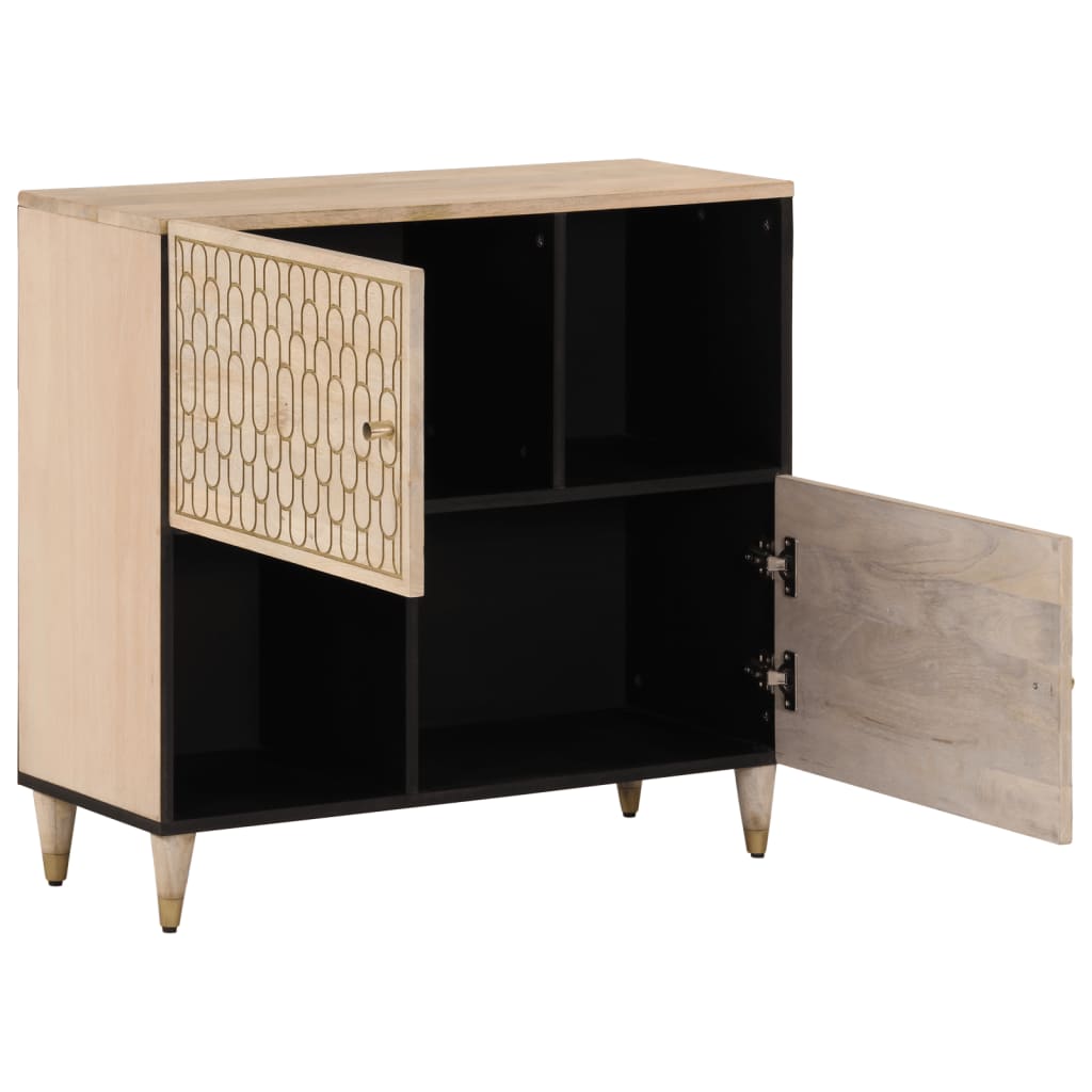 vidaXL Side Cabinet 80x33x75 cm Solid Wood Mango