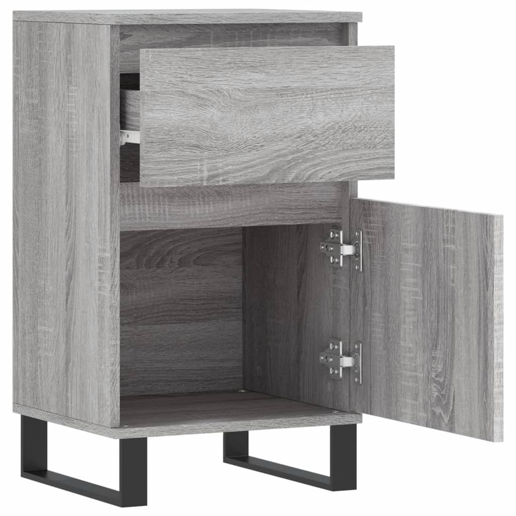 vidaXL Sideboard Grey Sonoma 40x35x70 cm Engineered Wood