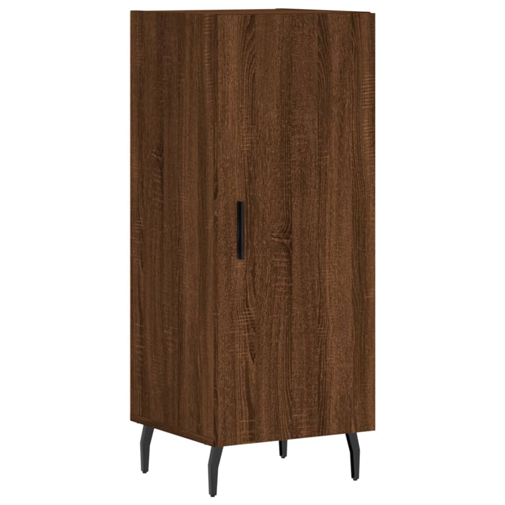 vidaXL Highboard Brown Oak 34.5x34x180 cm Engineered Wood