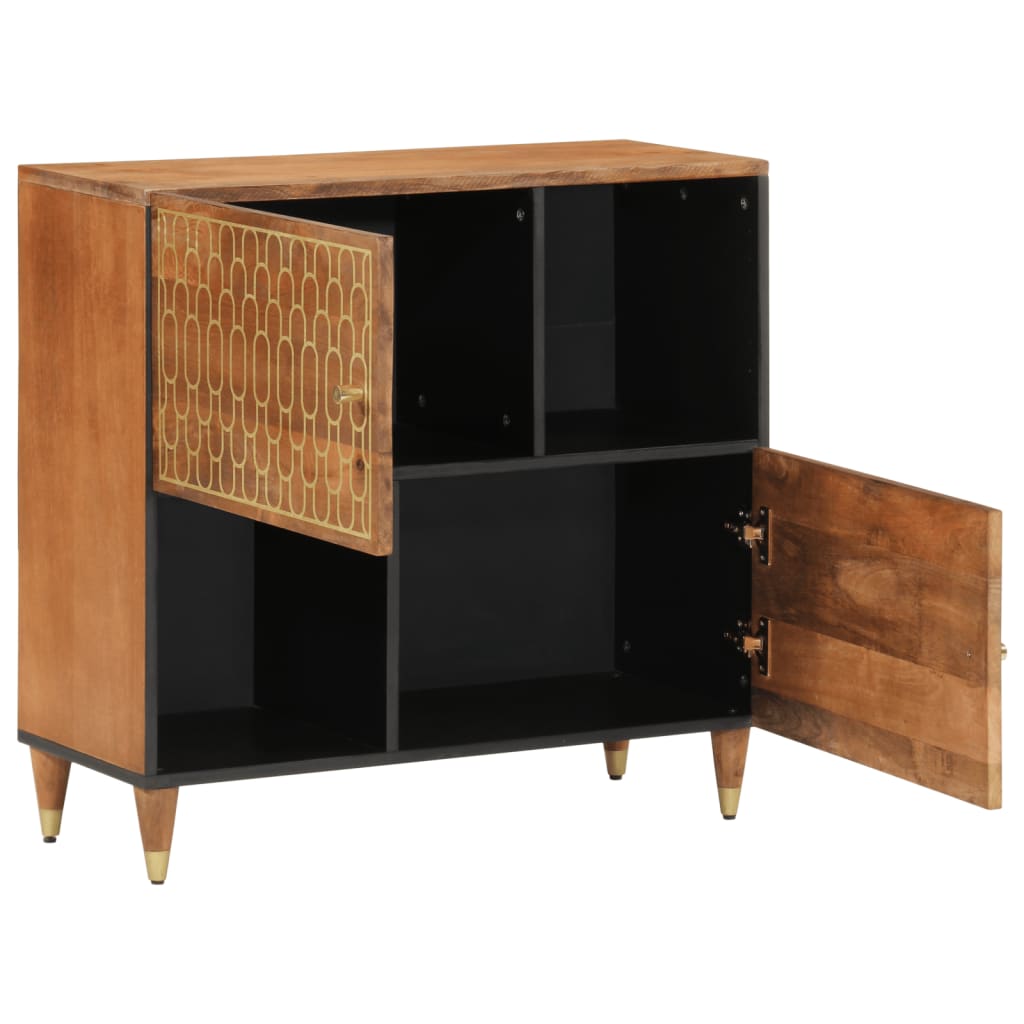 vidaXL Side Cabinet 80x33x75 cm Solid Wood Mango