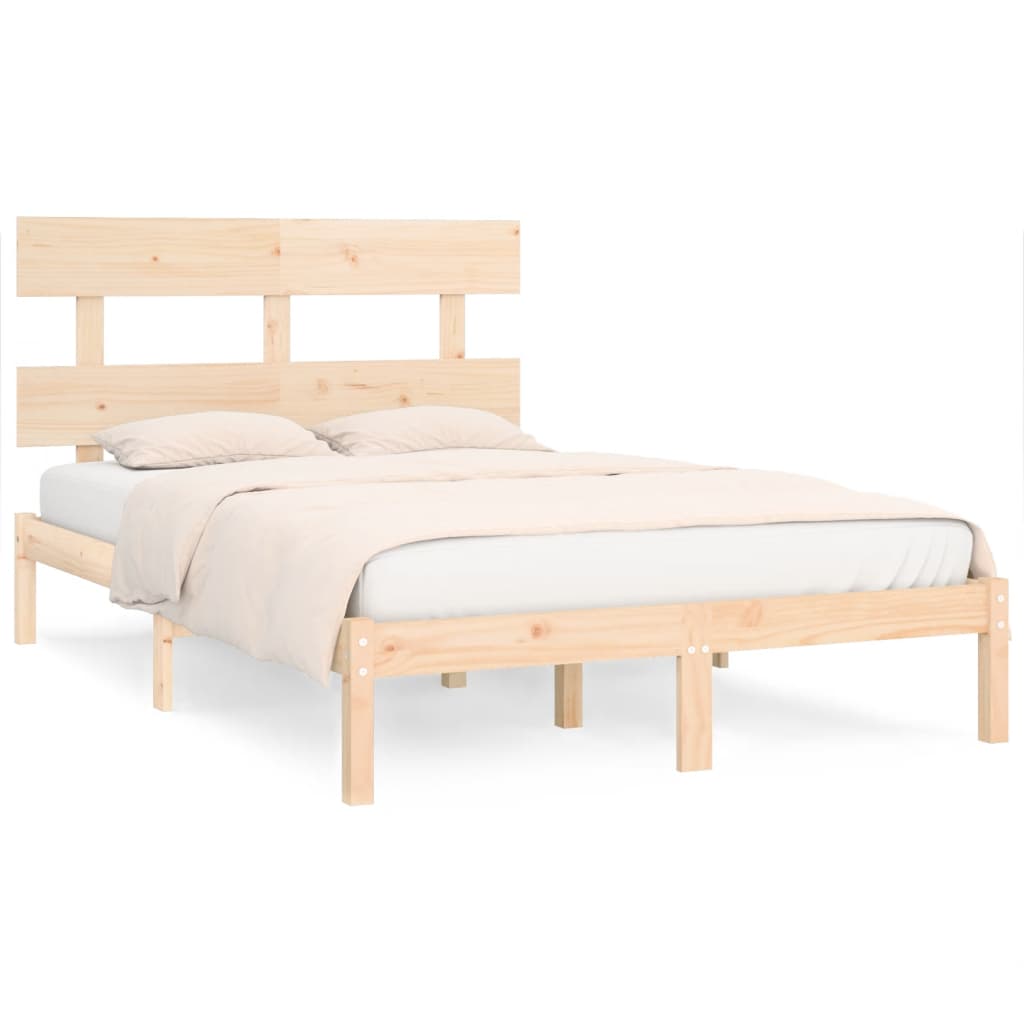 vidaXL Bed Frame without Mattress 180x200 cm Super King Solid Wood