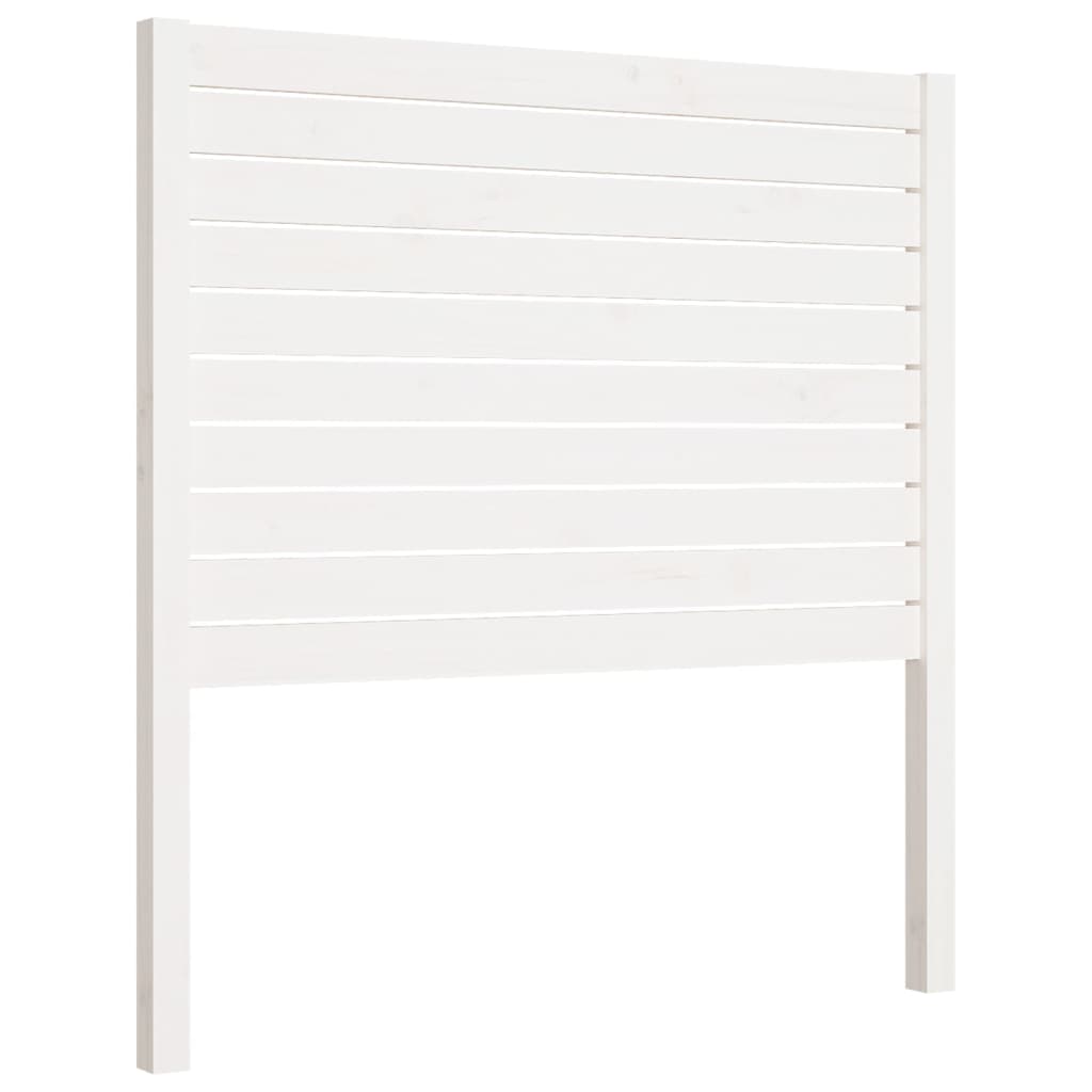 vidaXL Bed Headboard White 106x4x100 cm Solid Wood Pine