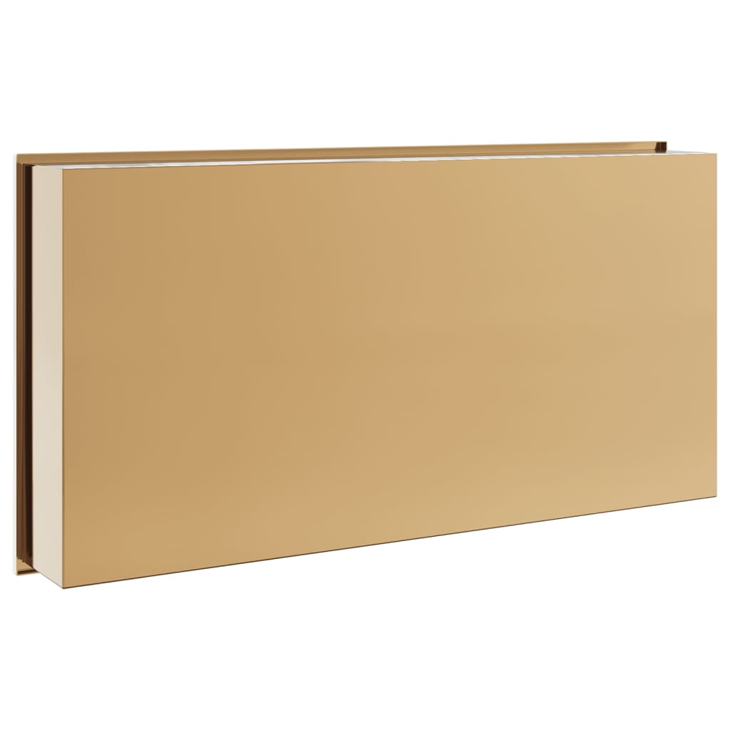 vidaXL Shower Niche Brushed Gold 62x32x9 cm Stainless Steel