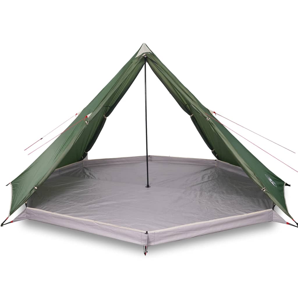 vidaXL Family Tent Tipi 8-Person Green Waterproof