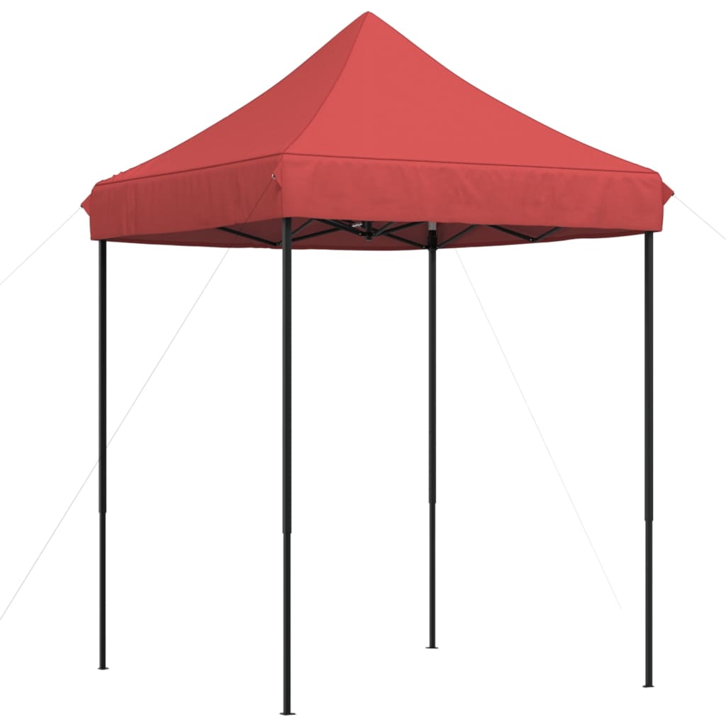 vidaXL Foldable Party Tent Pop-Up Burgundy 200x200x306 cm