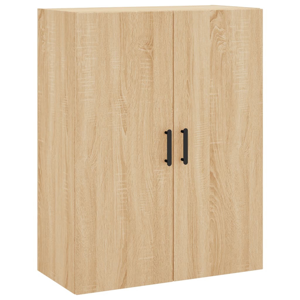 vidaXL Wall Mounted Cabinets 2 pcs Sonoma Oak 69.5x34x90 cm