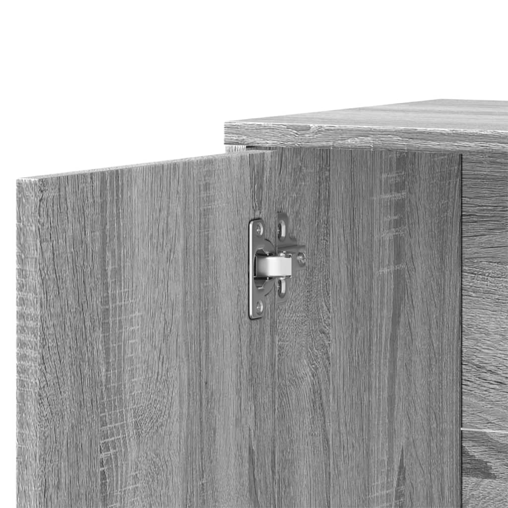 vidaXL Sideboard Grey Sonoma 60x31x70 cm Engineered Wood