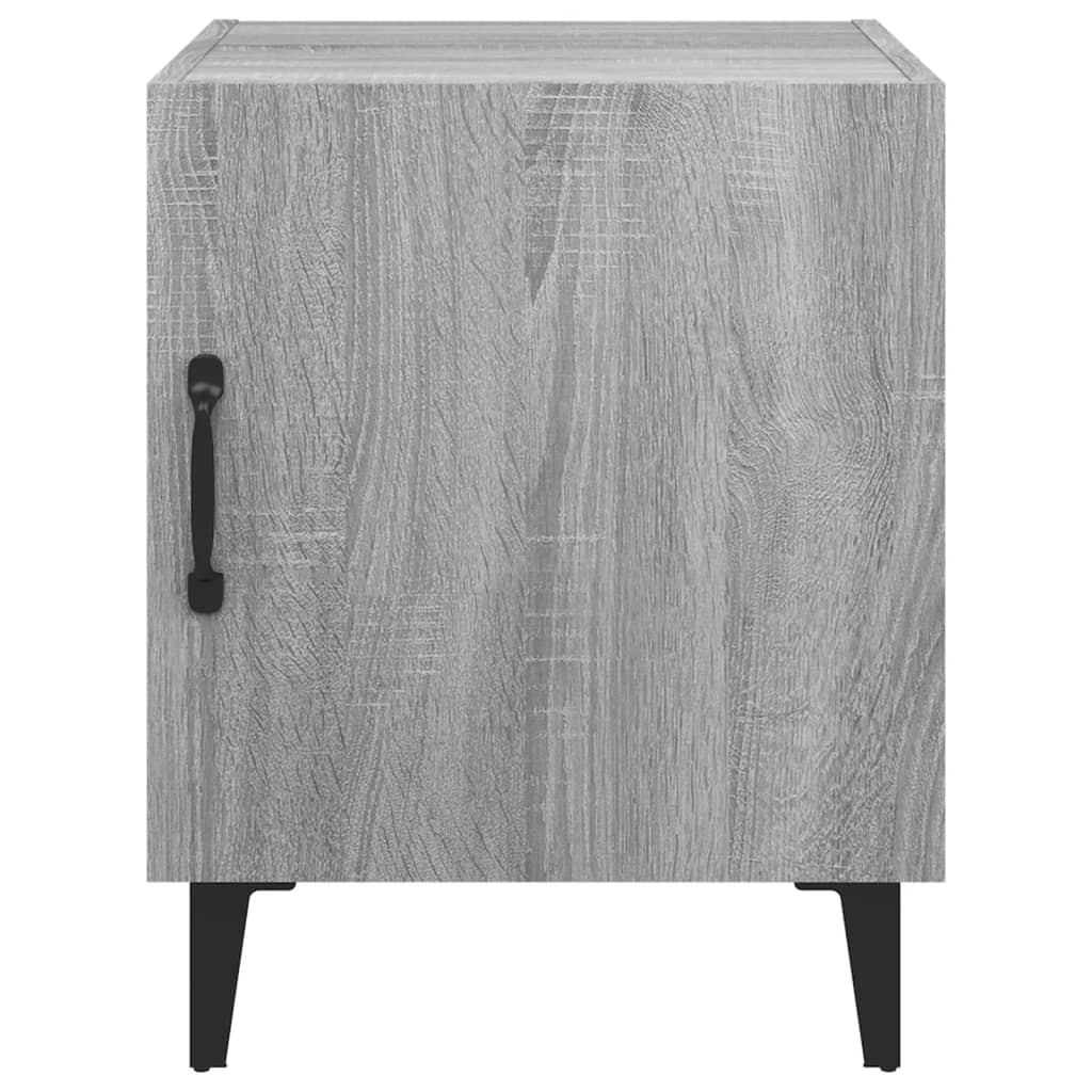 vidaXL Bedside Cabinets 2 pcs Grey Sonoma Engineered Wood