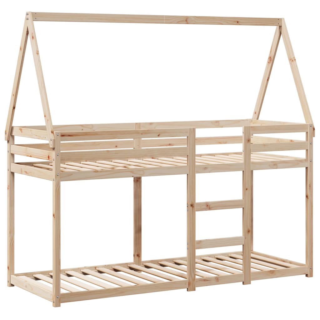 vidaXL Bunk Bed without Mattress 90x200 cm Solid Wood Pine