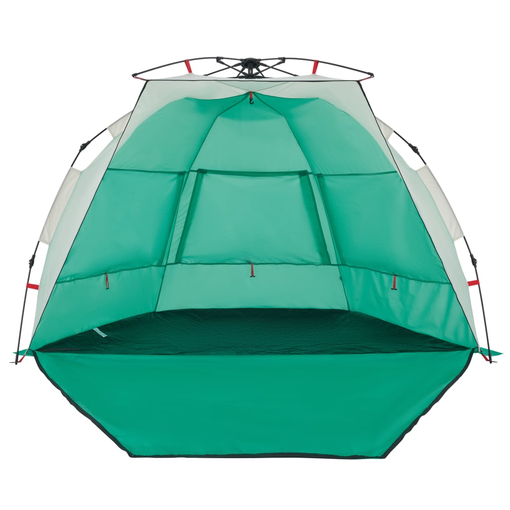 vidaXL Beach Tent 2-Person Sea Green Quick Release Waterproof