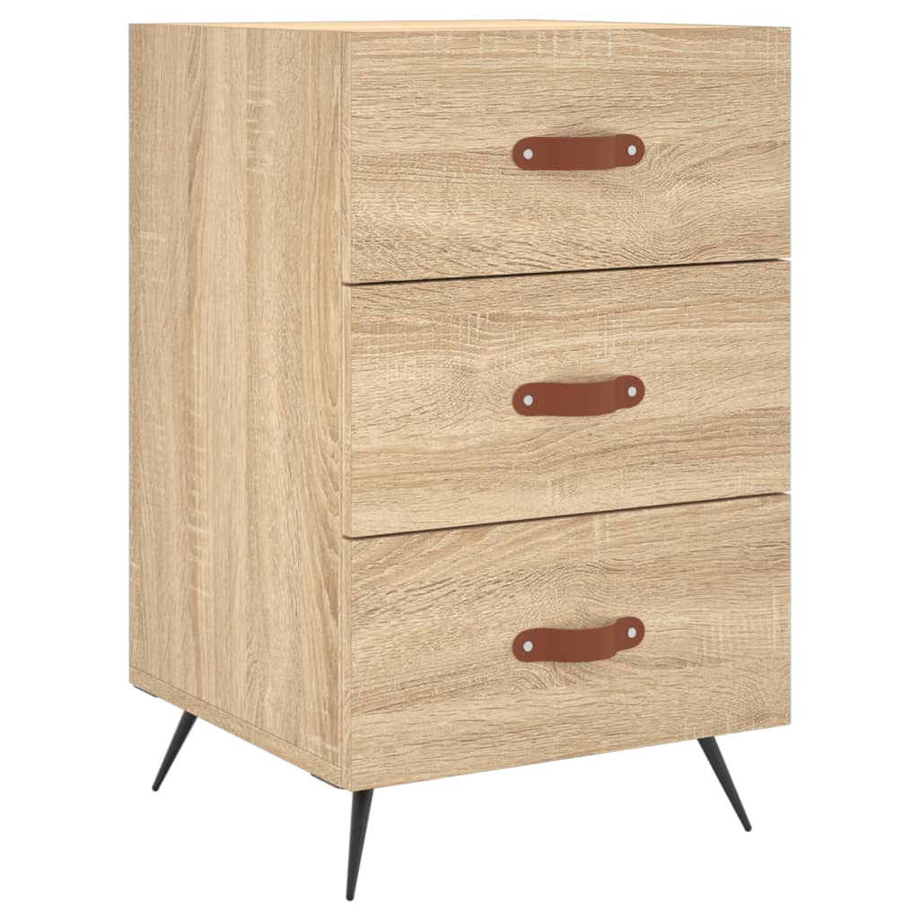 vidaXL Bedside Cabinet Sonoma Oak 40x40x66 cm Engineered Wood