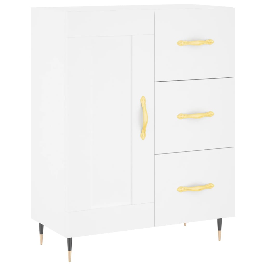 vidaXL Highboard White 69.5x34x180 cm Engineered Wood