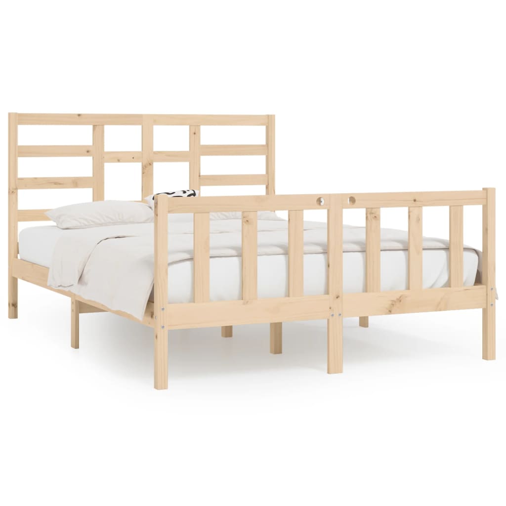 vidaXL Bed Frame without Mattress 120x200 cm Solid Wood Pine