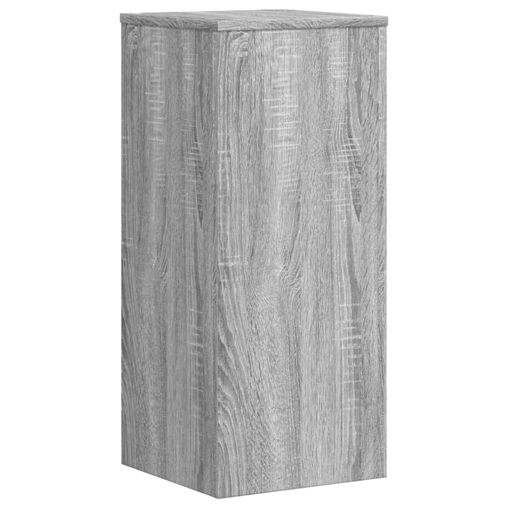 vidaXL Plant Stands 2 pcs Grey Sonoma 30x30x70 cm Engineered wood