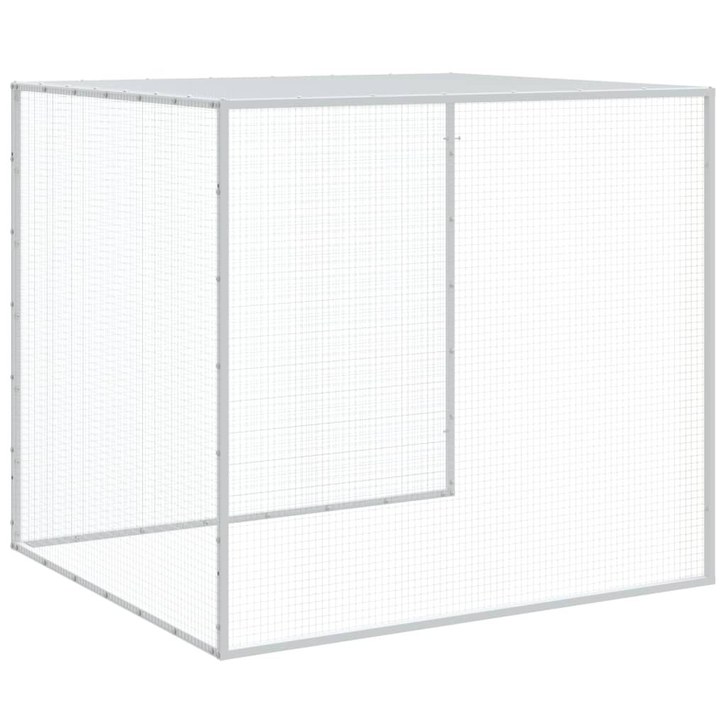 vidaXL Chicken Cage with Roof Anthracite 603x98x90 cm Galvanised Steel