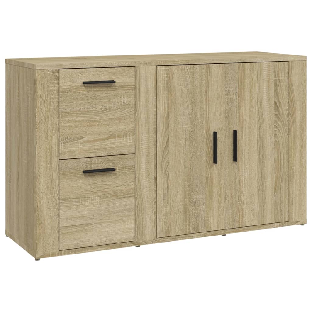 vidaXL Sideboard Sonoma Oak 100x33x59.5 cm Engineered Wood