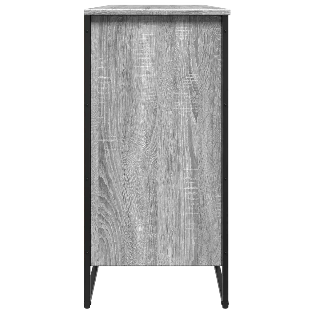 vidaXL Shoe Cabinet Grey Sonoma 80x38x78 cm Engineered Wood