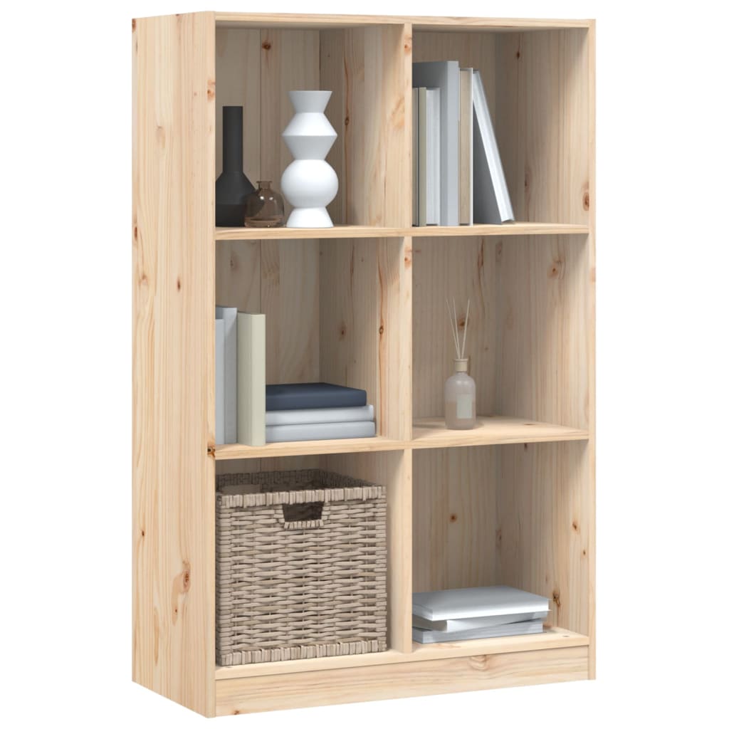 vidaXL Bookcase 70x33x110 cm Solid Wood Pine