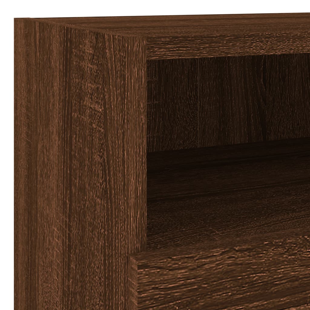 vidaXL TV Wall Cabinet Brown Oak 40x30x30 cm Engineered Wood