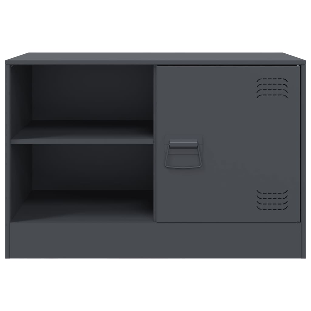 vidaXL TV Cabinet Anthracite 67x39x44 cm Steel