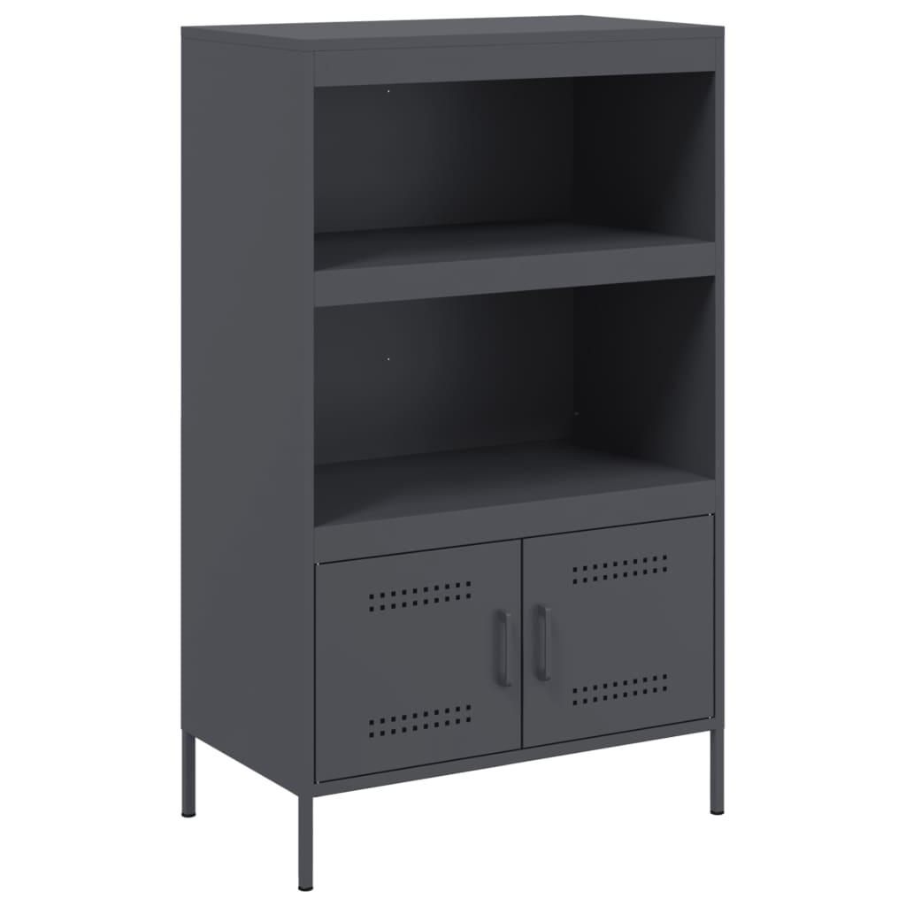 vidaXL Highboard Anthracite 68x39x113 cm Steel