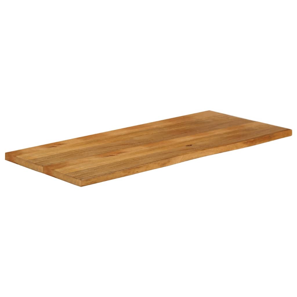 vidaXL Table Top Live Edge 140x60x2.5 cm Solid Wood Mango